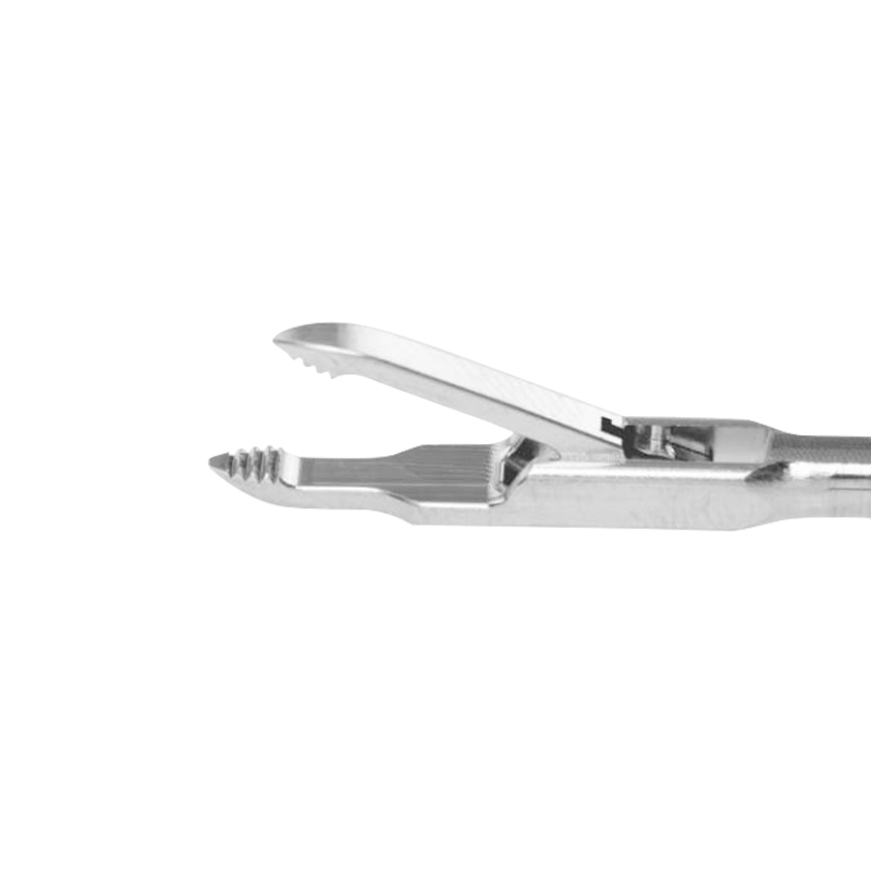 Instrumento quirúrgico artroscópico-Pinzas de sutura con pinza de sutura de dientes